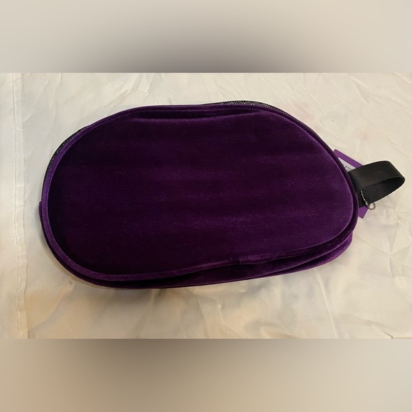 Rebel Revolt Purple Velour Cheer Shoes Bag. NEW - Picture 2 of 3